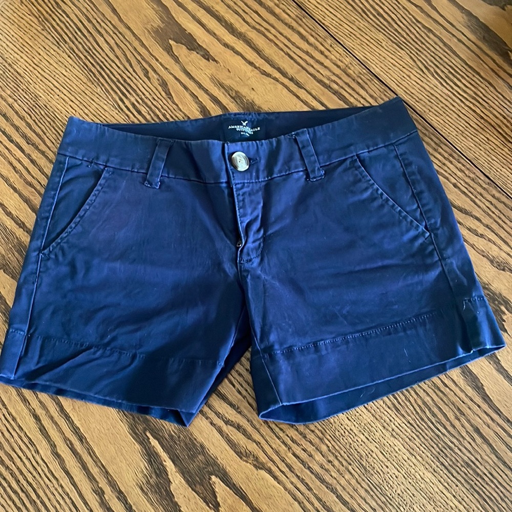 American Eagle Navy Shorts Stretch Size 2